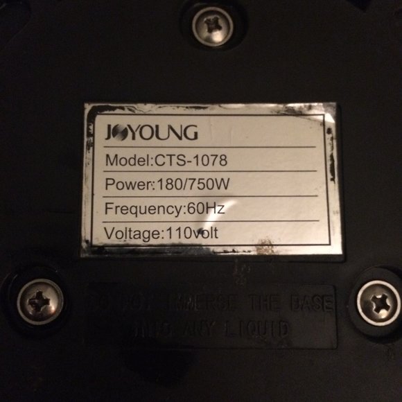 Joyoung CTS-1078 Easy-Clean Automatic Hot Soymilk Maker Asian American Cookwear - Picture 4 of 10